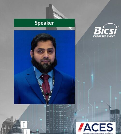 DICE KSA BICSI event by ITEVENTS Mohamed Zahid Ali
